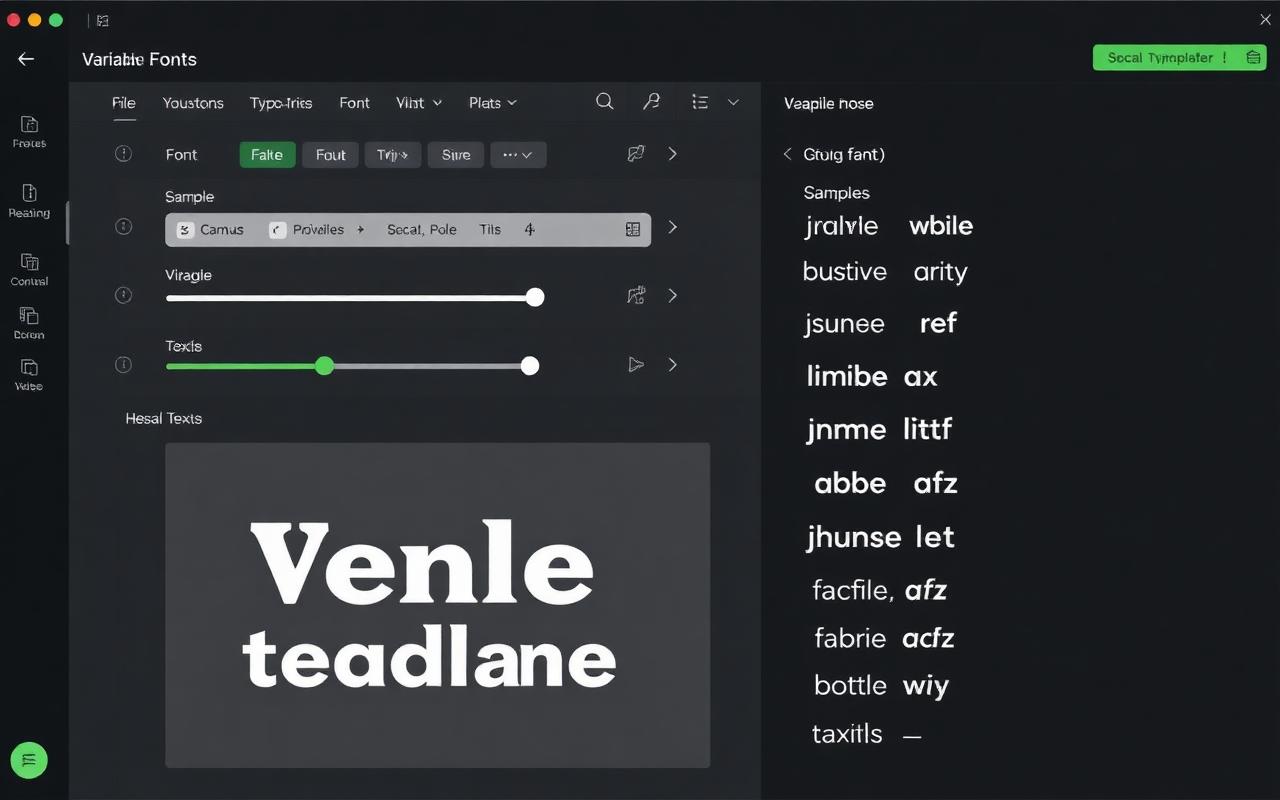 CorelDRAW Graphics Suite — Typography ба Font Manager: Variable font тохируулга, Google Fonts дэмжлэг, фонт урьдчилан харах