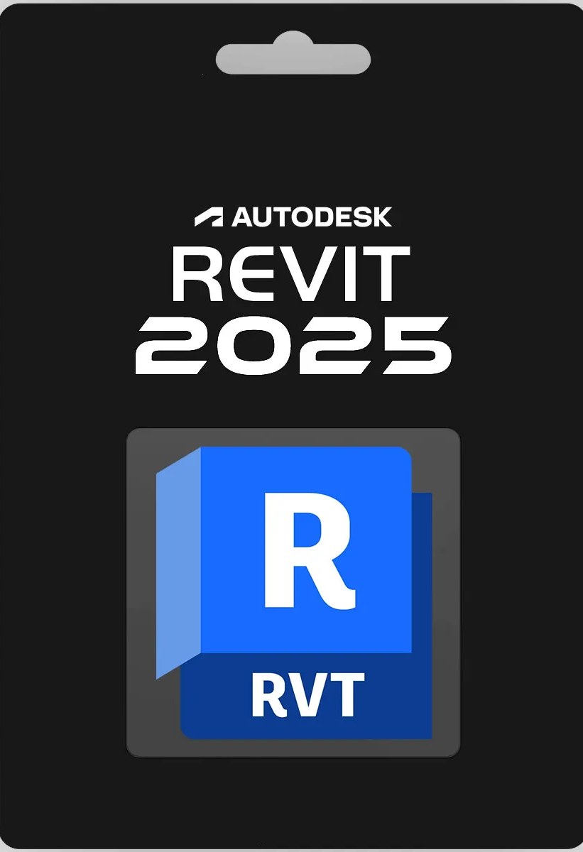 Autodesk Revit лицензийн карт — цэнхэр RVT лого